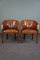 Sheep Leather Chairs, Set of 2 1