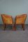 Sheep Leather Chairs, Set of 2 2