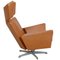 Poltrona Ox in pelle color cognac di Arne Jacobsen, Immagine 2