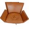 Poltrona Ox in pelle color cognac di Arne Jacobsen, Immagine 14