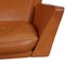 Fauteuil Ox en Cuir Cognac par Arne Jacobsen 17