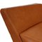 Fauteuil Ox en Cuir Cognac par Arne Jacobsen 20