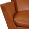 Ox Lounge Chair in Cognac Leather by Arne Jacobsen, Image 18