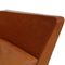 Ox Sessel aus cognacfarbenem Leder von Arne Jacobsen 19