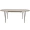 Vintage Dining Table in White by Piet Hein, 1990s 1