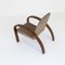 Stuhl aus Bugholz & Seil, 1940er 3