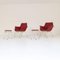 Sessel & Poufs aus Eisen & Stoff, 1950er, 4 . Set 7