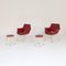 Sessel & Poufs aus Eisen & Stoff, 1950er, 4 . Set 6