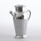 American Art Deco Hammered Chrome Cocktail Shaker, Image 1