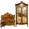 Louis XV Style Bedroom Set in Rosewood, 1890s, Set of 3, Image 1