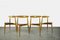 Vintage Danish Heart Dining Chairs in Beech and Teak by Hans J. Wegner, 1950s, Set of 4, Image 5
