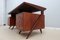 Mid-Century Italian Design Curved Desk, 1950s 8
