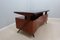 Mid-Century Italian Design Curved Desk, 1950s 5