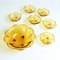 Smaller Bowls in Amber Glass from Borske Sklo, 1960s, Set of 6, Image 1