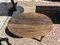 Low Oval Table in Finely Carved Walnut, 1950s 5