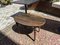 Niedriger Ovaler Tisch aus fein geschnitztem Nussholz, 1950er 2