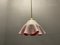 Pañuelo colgante luminoso de cristal de Murano de Venini, años 70, Imagen 14