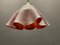 Murano Glass Light Pendant Handkerchief by Venini, 1970s 9