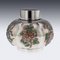 20th Century Chinese Export Silver & Enamel Tea Caddy from Luen Wo, 1900s, Image 3