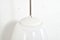 Weiße Milchglas Deckenlampe, 1960er 8