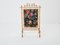 French Decorative Firescreen in Faux Bamboo and Giltwood, 1960s 1