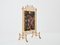 French Decorative Firescreen in Faux Bamboo and Giltwood, 1960s, Image 3