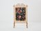 French Decorative Firescreen in Faux Bamboo and Giltwood, 1960s 10
