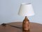 Swedish Glazed Stoneware Table Lamps by Gunnar Borg, 1960s, Set of 2 5