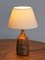 Swedish Glazed Stoneware Table Lamps by Gunnar Borg, 1960s, Set of 2, Image 12
