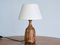 Swedish Glazed Stoneware Table Lamps by Gunnar Borg, 1960s, Set of 2 3