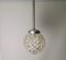 Mid-Century Portuguese Clear Crystal and Acrylic Hanging Lamp, 1960s 1