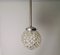 Mid-Century Portuguese Clear Crystal and Acrylic Hanging Lamp, 1960s, Image 1