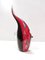 Postmodern Black and Red Blown Murano Glass Fish Decorative Figure, 1980s 9