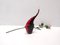 Postmodern Black and Red Blown Murano Glass Fish Decorative Figure, 1980s, Image 4