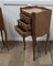 Petite French Cherry Wood Bedside Cabinets, 1890s, Set of 2, Image 6