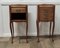 Petite French Cherry Wood Bedside Cabinets, 1890s, Set of 2 1