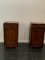 Vintage Art Nuveau Bedside Tables in Cherry, Set of 2 11