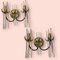 Murano Glass Rod Sconces by Del Muro Roma, 1980s, Set of 2, Image 10