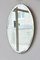 Espejo ovalado biselado, años 60, Imagen 1