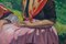 Francesc Galofre Suris, Señoras charlando, años 20, óleo sobre lienzo, Imagen 4