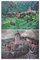 Llessui, España, años 70, Pinturas al óleo sobre lienzos, Enmarcado, Juego de 2, Imagen 1