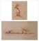 Jean Auguste Vyboud, Nude Life Studies, 1920er, Radierungen, 2er Set 1