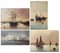 Marine Scenes, 1890s, Oil on Canvases, Set of 4 1