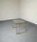 Table Basse Mid-Century en Laiton et Verre Transparent, 1960s 5