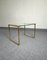 Mid-Century Coffee Table in Brass and Transparent Glass, 1960s 8