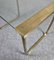 Table Basse Mid-Century en Laiton et Verre Transparent, 1960s 4