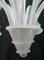 Lámpara de araña vintage blanca, años 40, Imagen 4