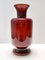 Vaso vintage in vetro di Murano marrone rossiccio di La Murrina, Italia, anni '80, Immagine 1