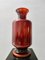 Large Vintage Italian Maroon Encased Murano Glass Vase by La Murrina, 1980s, Image 4