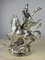 Large Vintage Sculpture in Silver Plating, Italy, 1980s 4